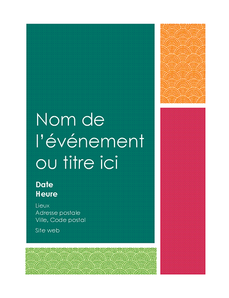 Prospectus simple couleur Prospectus simple couleur