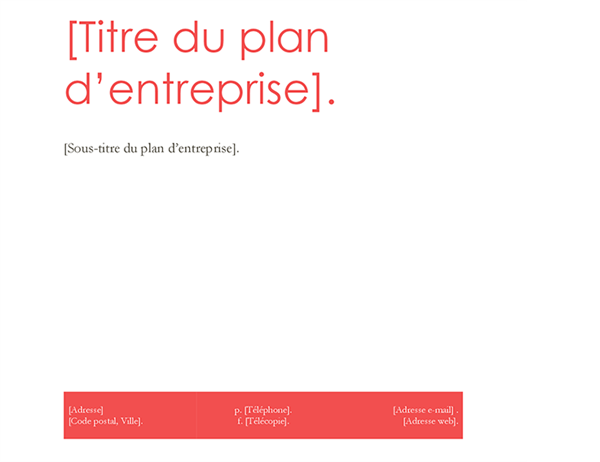 Projet d’entreprise Projet d’entreprise