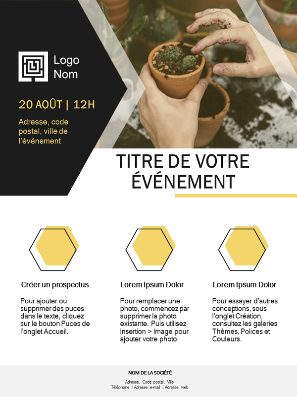 Prospectus petite entreprise (conception dorée) Prospectus petite entreprise (conception dorée)