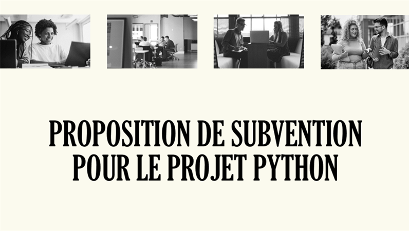 Présentation de la proposition d’octroi Présentation de la proposition d’octroi