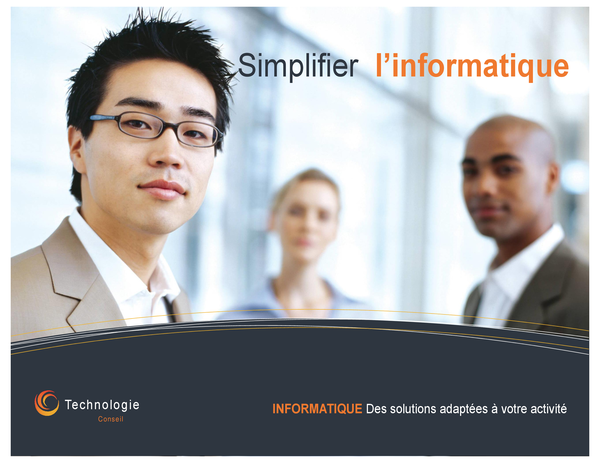 Affiche d’entreprise à vocation technologique (horizontale) Affiche d’entreprise à vocation technologique (horizontale)