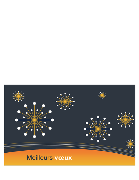 Carte de vœux de fêtes pour les entreprises de technologie (demi-pli) Carte de vœux de fêtes pour les entreprises de technologie (demi-pli)
