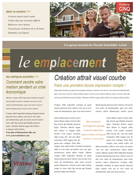 Bulletin d’informations immobilière (4 pages) Bulletin d’informations immobilière (4 pages)