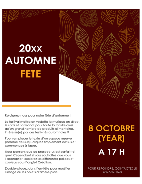 Prospectus festival d’automne Prospectus festival d’automne