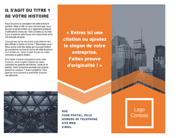 Brochure d’architecture Brochure d’architecture