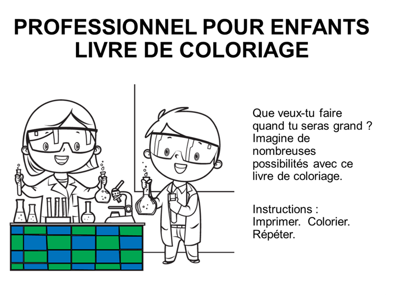 Album de coloriage Métiers pour enfants Album de coloriage Métiers pour enfants