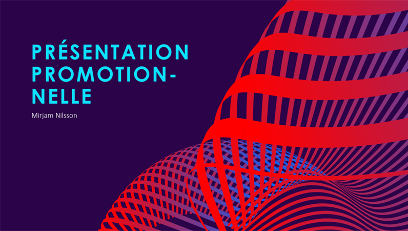 Support de présentation argumentaire futuriste Support de présentation argumentaire futuriste