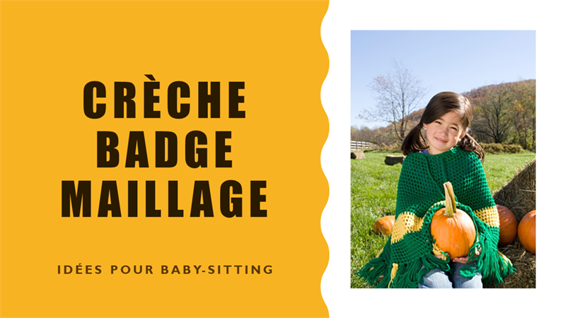 Conception Badge garde d’enfant Conception Badge garde d’enfant