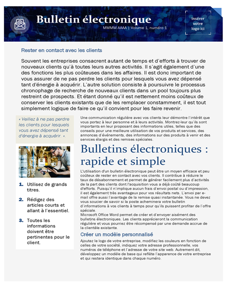 Modèle de marketing par courrier électronique pour petite entreprise Modèle de marketing par courrier électronique pour petite entreprise