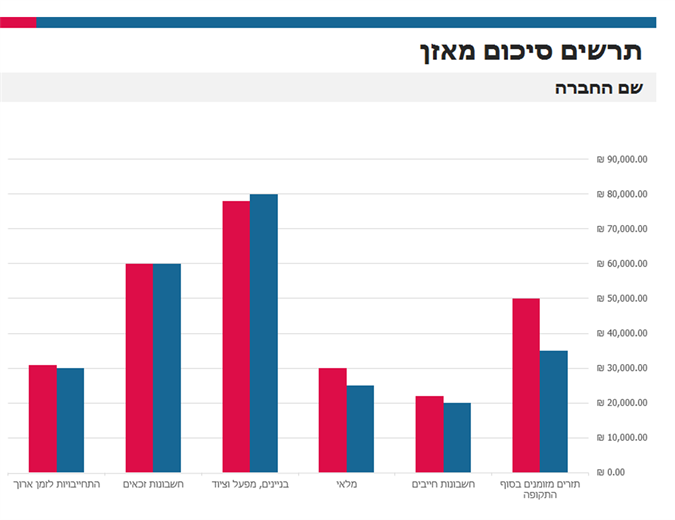 דוח סיכום תקציב דוח סיכום תקציב