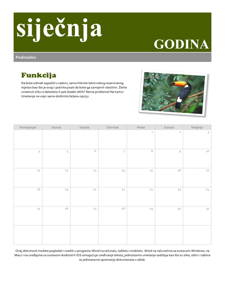 Foto kalendar Foto kalendar