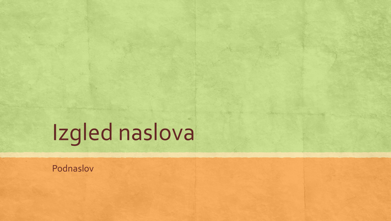 Prezentacija u zemljanim tonovima (za široki zaslon) Prezentacija u zemljanim tonovima (za široki zaslon)