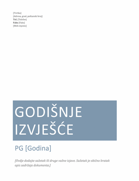 Godišnje izvješće