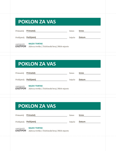 Poklon bonovi Poklon bonovi