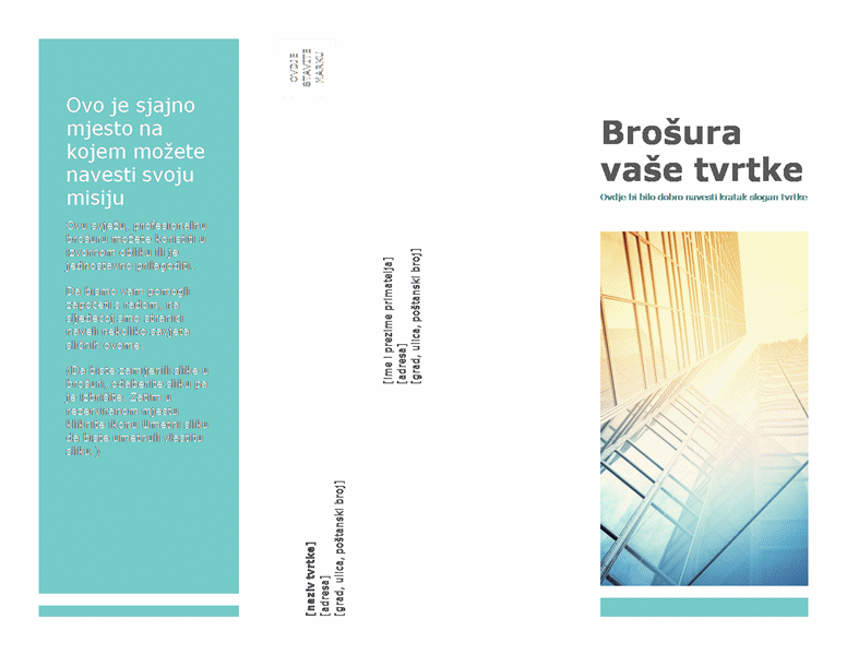 Brošura (poslovna) Brošura (poslovna)