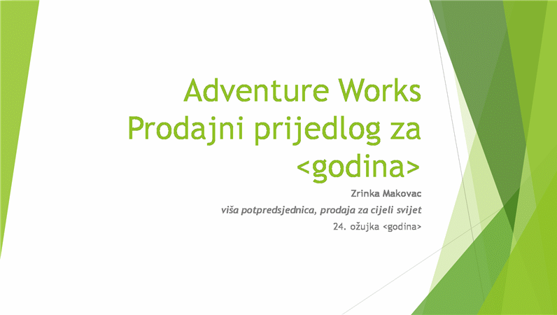 Prezentacija za prodajnu strategiju, tema fasete (široki zaslon) Prezentacija za prodajnu strategiju, tema fasete (široki zaslon)