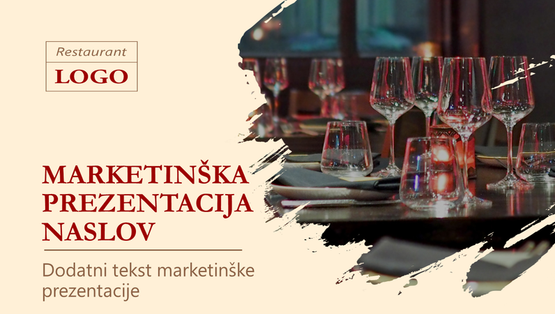 Marketinška prezentacija za restoran Marketinška prezentacija za restoran