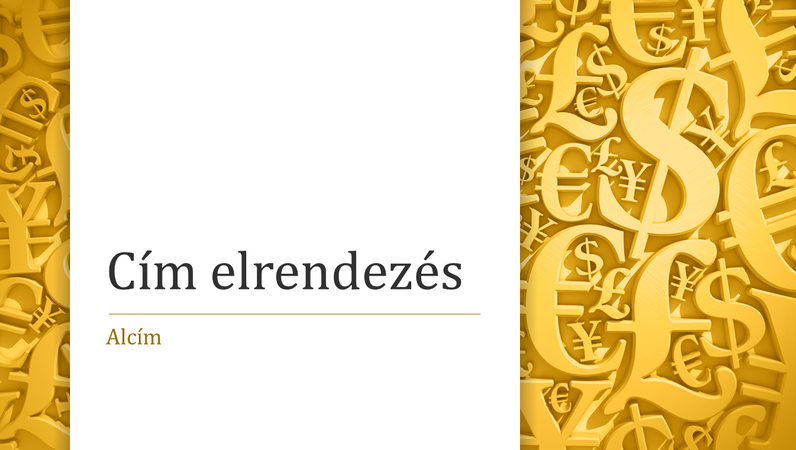 Pénznemszimbólumok bemutató (szélesvásznú) Pénznemszimbólumok bemutató (szélesvásznú)