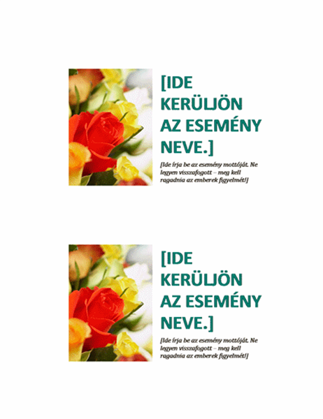 Eseményről szóló képeslap Eseményről szóló képeslap
