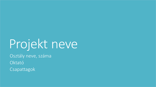 Bemutató csoportos projektekhez (Nagyvárosi témák, szélesvásznú) Bemutató csoportos projektekhez (Nagyvárosi témák, szélesvásznú)