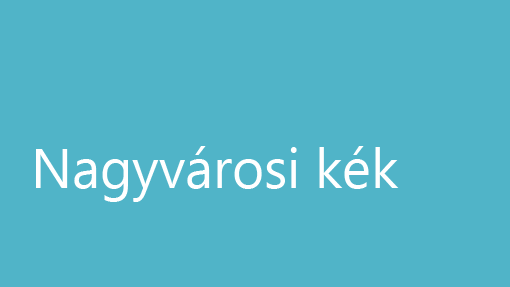 Nagyvárosi kék Nagyvárosi kék