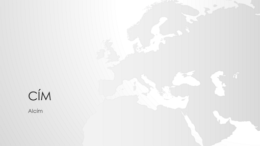 Világtérkép-sorozat, Európát ábrázoló bemutató (szélesvásznú) Világtérkép-sorozat, Európát ábrázoló bemutató (szélesvásznú)