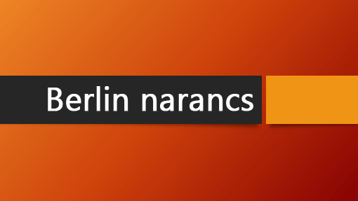 Berlin narancs