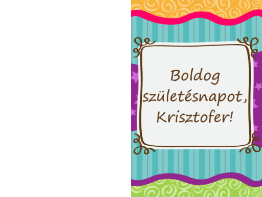Születésnapi kártya csillagokkal és csíkokkal (gyerekeknek, félbe hajtott) Születésnapi kártya csillagokkal és csíkokkal (gyerekeknek, félbe hajtott)