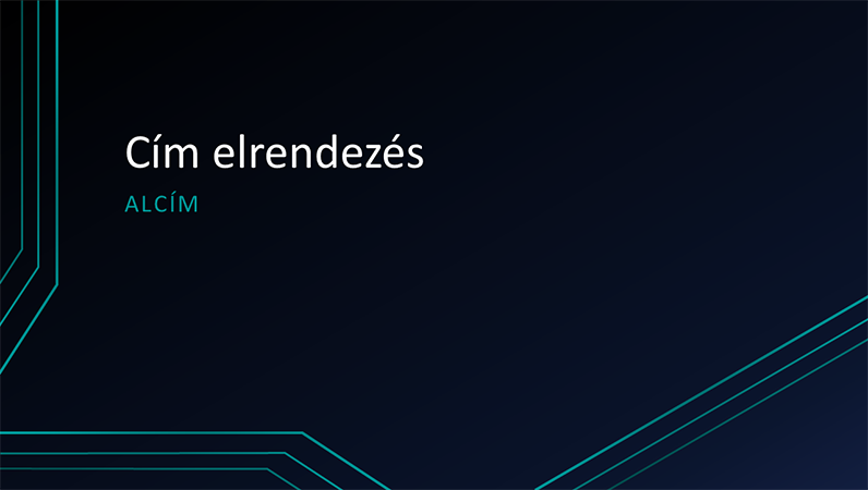 Hármas áramkört ábrázoló bemutató (szélesvásznú) Hármas áramkört ábrázoló bemutató (szélesvásznú)