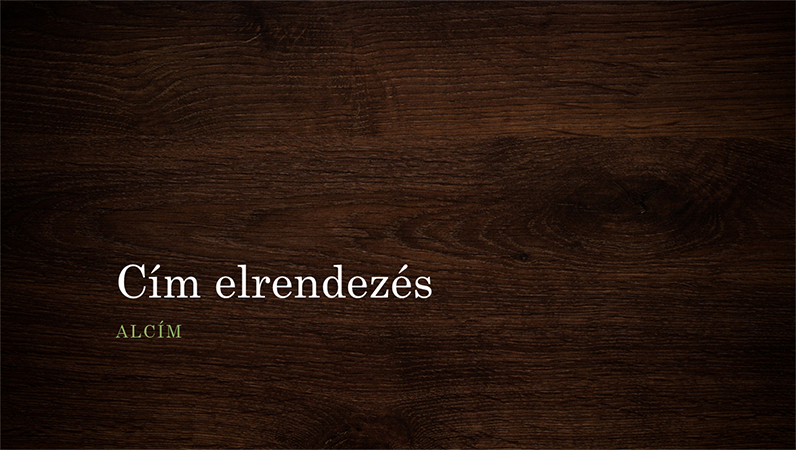 Famintázatú természeti bemutató (szélesvásznú) Famintázatú természeti bemutató (szélesvásznú)