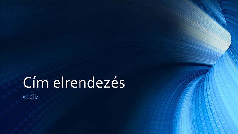 Üzleti, digitális kék alagutas bemutató (szélesvásznú) Üzleti, digitális kék alagutas bemutató (szélesvásznú)