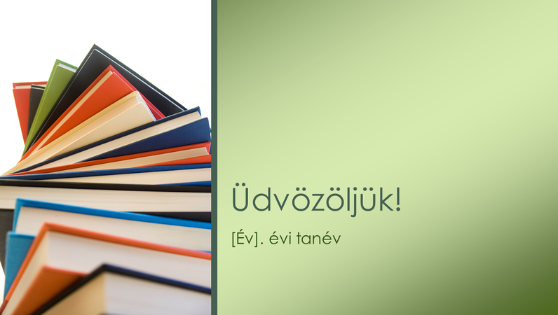Üdv újra az iskolában bemutató Üdv újra az iskolában bemutató