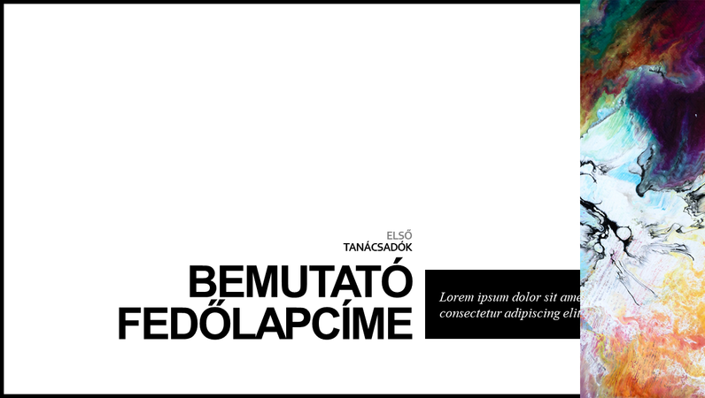 Minimalista színű bemutató Minimalista színű bemutató