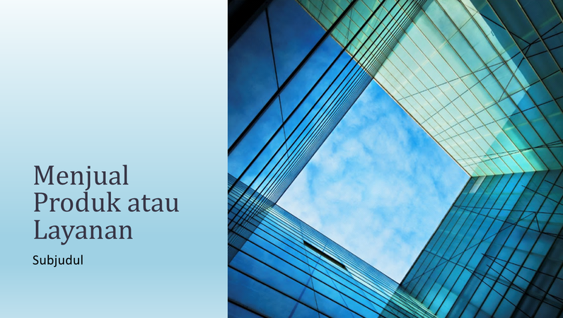 Presentasi penjualan bisnis tentang produk atau layanan Presentasi penjualan bisnis tentang produk atau layanan