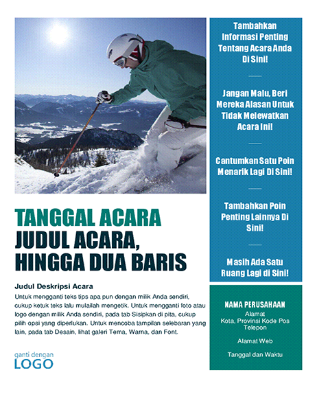 Selebaran acara musiman (musim dingin) Selebaran acara musiman (musim dingin)
