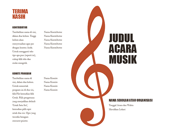 Program musik Program musik