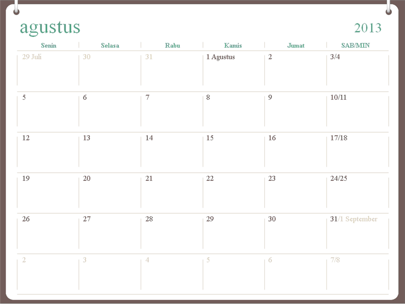 Kalender akademis 2013-2014 (Juli) Kalender akademis 2013-2014 (Juli)