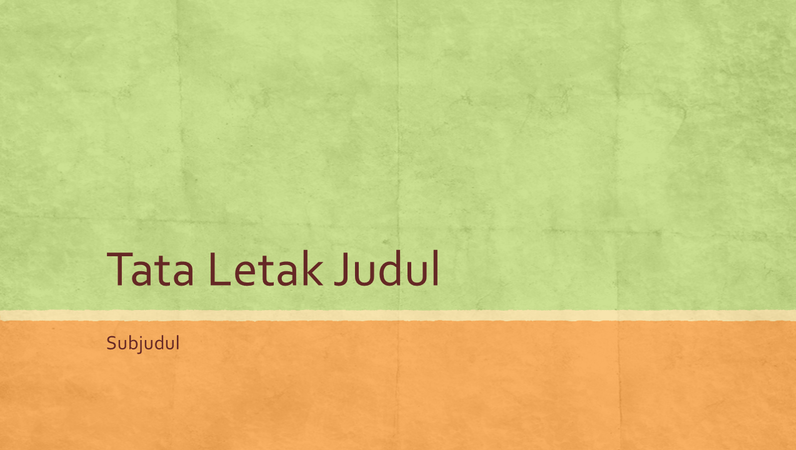 Presentasi nuansa bumi (layar lebar) Presentasi nuansa bumi (layar lebar)