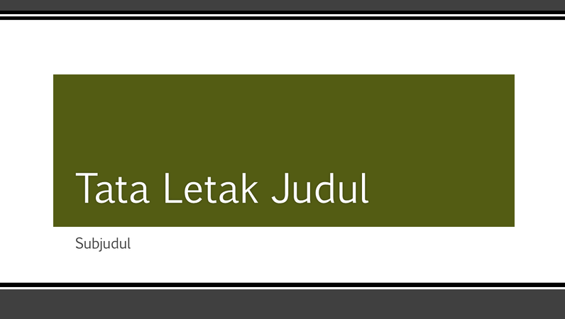 Presentasi batas bergaris-garis hitam (layar lebar) Presentasi batas bergaris-garis hitam (layar lebar)