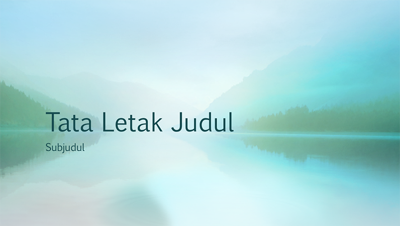 Presentasi alam yang tenang (layar lebar) Presentasi alam yang tenang (layar lebar)