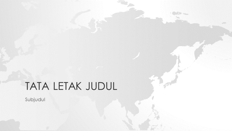 Seri peta dunia, presentasi benua Asia (layar lebar) Seri peta dunia, presentasi benua Asia (layar lebar)