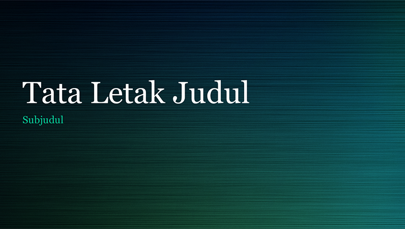 Presentasi logam dengan sapuan warna hijau (layar lebar) Presentasi logam dengan sapuan warna hijau (layar lebar)