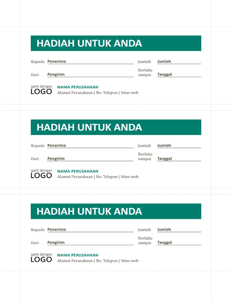 Sertifikat hadiah Sertifikat hadiah