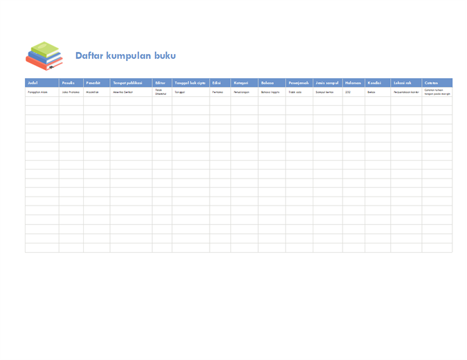 Daftar kumpulan buku Daftar kumpulan buku