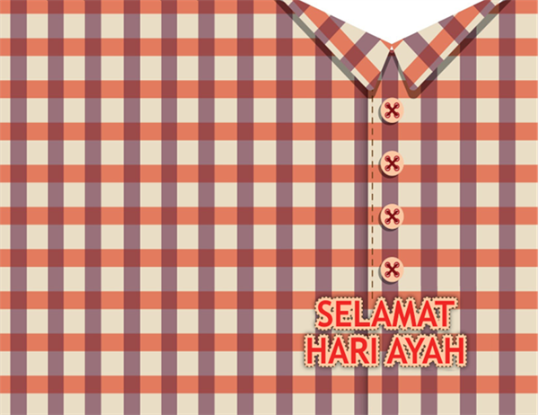 Kartu Hari Ayah (dari putri, empat lipatan) Kartu Hari Ayah (dari putri, empat lipatan)