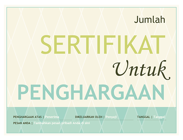 Sertifikat - Office.com