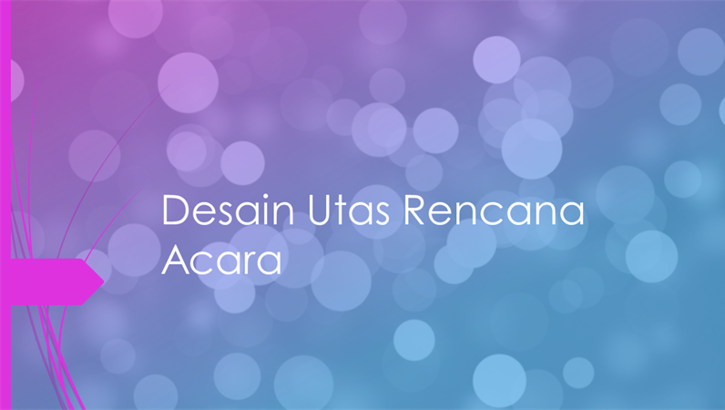 Desain Utas rencana acara Desain Utas rencana acara