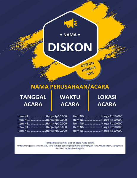 Selebaran obral Selebaran obral