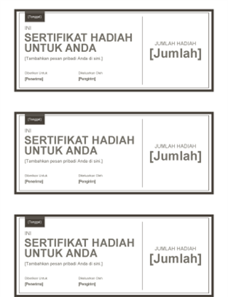 Sertifikat hadiah