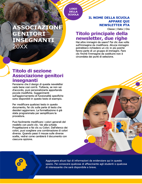 Newsletter per associazione genitori-insegnanti Newsletter per associazione genitori-insegnanti